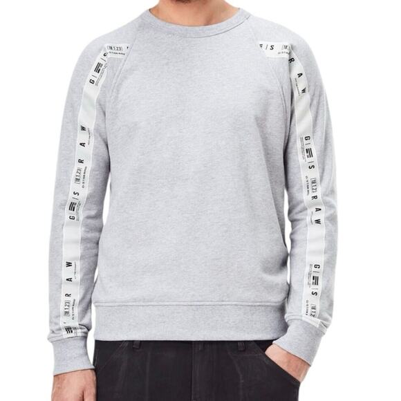 G-STAR RAW MEN'S RAGLAN TAPING SWEATER SIZE SMALL